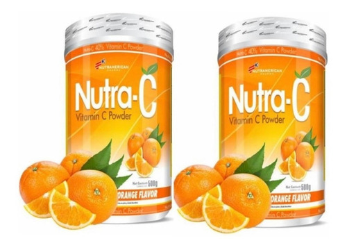 2 Vitamina C Nutra C 500gr - g a $130