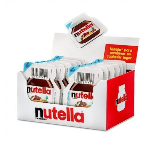 Imagen 1 de 1 de Nutella 15gr Caja X12 Unidades - Kg A $1166