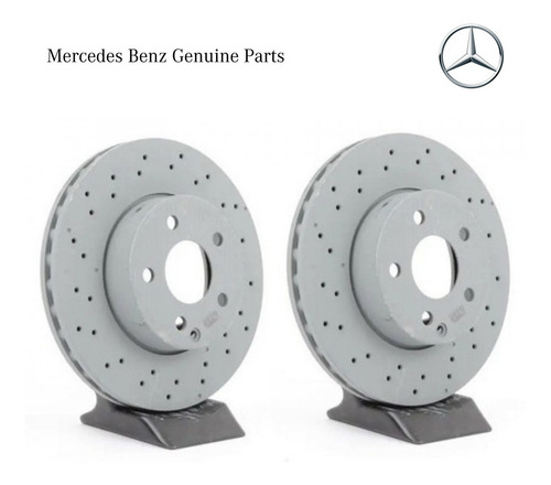 Discos De Freno Delanteros Mercedes C200 C250 C300 Perforado