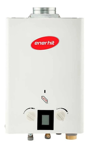 Calentador Instantáneo Enerhit 6 L Para Gas Natural Color Blanco