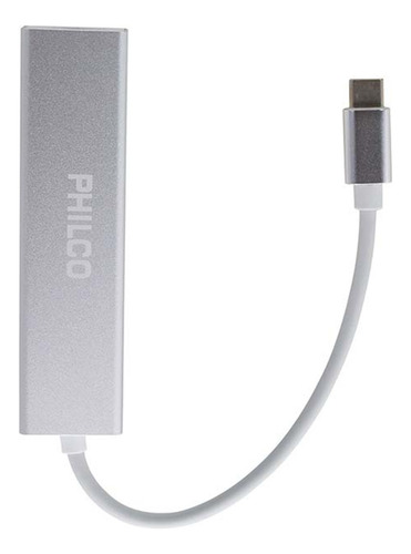 Hub Usb 3.0 Tipo C A 3 Puertos Usb + Lan Rj45 100/1000 Mbps