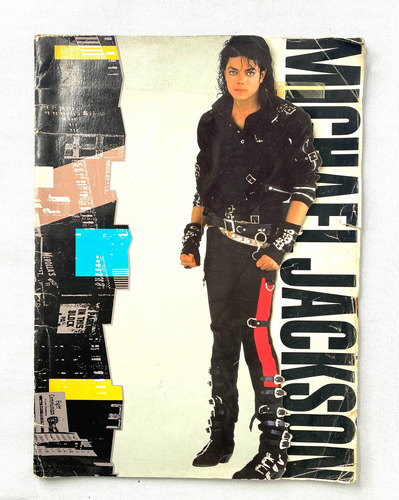 Libro Promocional + Ticket Michael Jackson Bad Tour 1988