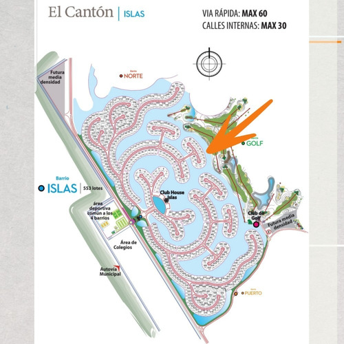Imagen 1 de 8 de Lote Canton Islas Laguna Y Golf