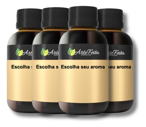 Essências Lojas E Marcas Famosas Kit 4 X 100 Ml Aromatizador