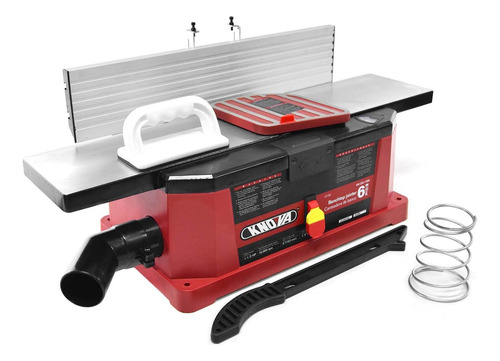 Cepilladora Canteadora Profesional de Banco De 6 Pulgadas Para Madera, Motor de 1100 W ,Mesa de 725 mm X 160 mm, 2 Cuchillas de acero , Velocidad: 1000 RPM Modelo KN CM-11MA KNOVA