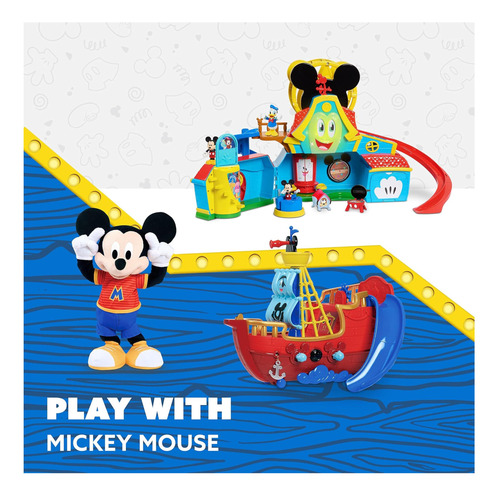 Disney Junior Mickey Mouse Funhouse Treasure Adventure Ship