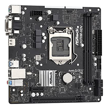 Asrock H370m-hdv Lga1151/ Intel H370/ Ddr4/ Sata3&usb3.2/ Mi