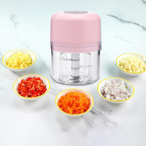 Trituradora De Hielo, Picadora De Verduras, Procesador Rosa