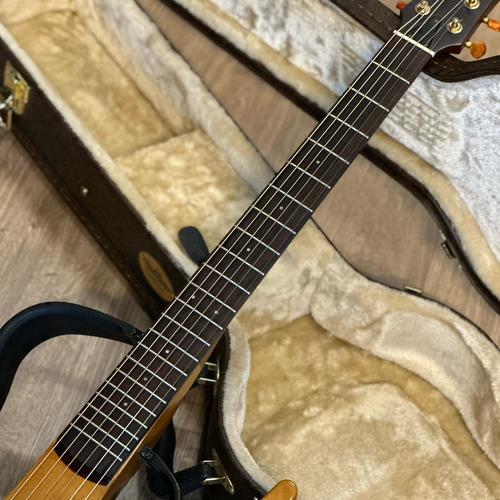 Violão Yamaha Silent Slg 110s -maismusika Natural Destro Mahogany (Usado)