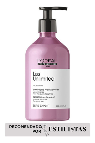 Shampoo Alisador Liss Unlimited Antifrizz Loreal Pro 500 Ml