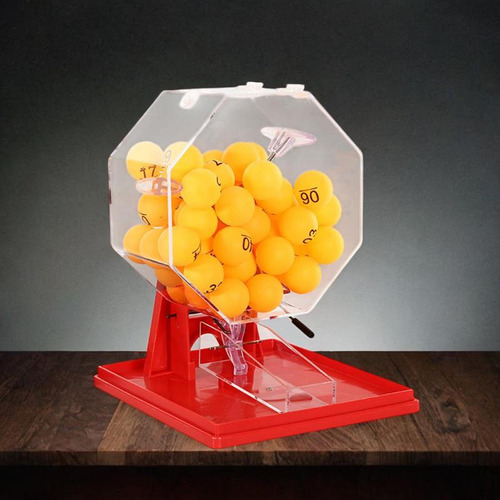Lotto Ball Machine Lottery Machine Bolas Rojas Y Amarillas