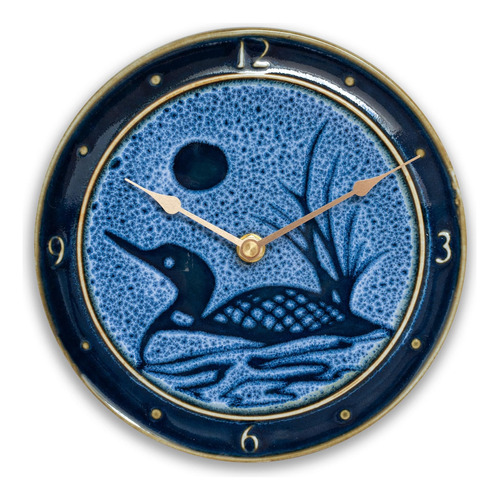 Reloj De Pared Grande De Cerámica De Georgetown Pottery (8 P