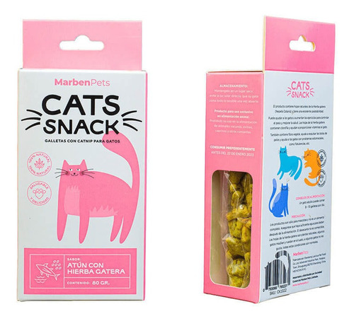 Marbenpets Cats Snacks Con Hierba Gatera Atún