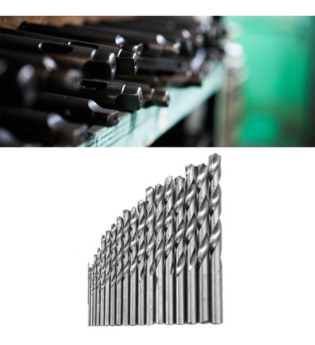 Imagen 2 de 10 de 19 Pcs Brocas Acero Para Madera Cemento Metal Perfora 1-10mm