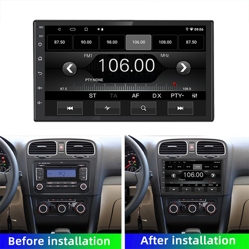 Lebeeaudio 7 Pulgadas Coche Estereo Android Gps Doble Din Con Camara Mirrorlink 32g ROM