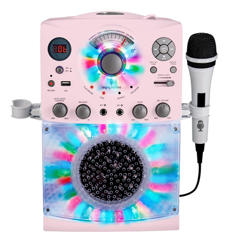 Singing Machine Sml385up Sistema De Karaoke Bluetooth Con Le