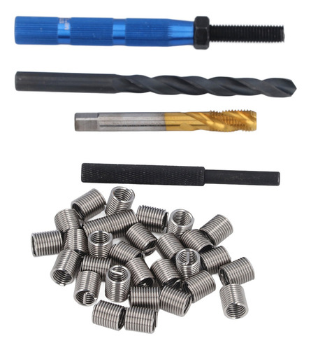 Kit De Insertos De Reparación De Roscas Métricas De Acero In