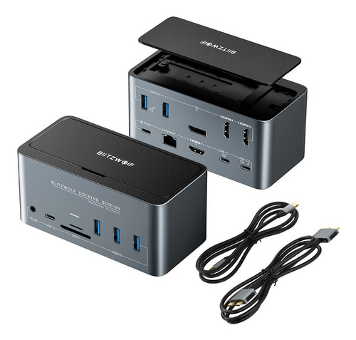 Blitzwolf Dock Station Bw-th13 Versão Hdmi Usb 3.0 18 Em 1