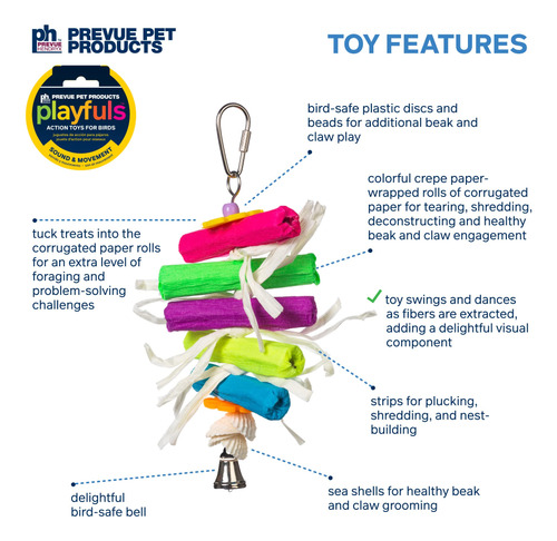 Palitos Hendryx Pixie De Toy Ph Prevue Para Pájaros