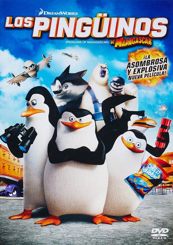 Los Pinguinos De Madagascar Dreamworks Pelicula Dvd