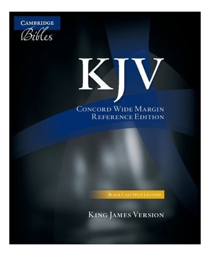 Kjv Concord Amplio Margen De Referencia Biblia Negro Becerro