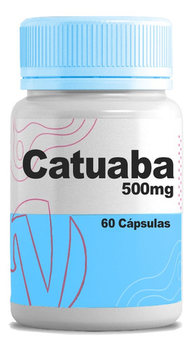 Catuaba Ultra Puro Com 60 Cápsulas - 500 Mg Sabor Sem Sabor