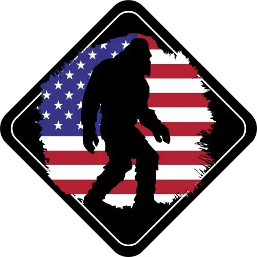Minglewood Trading Calcomanía De Vinilo Mudflap Bigfoot