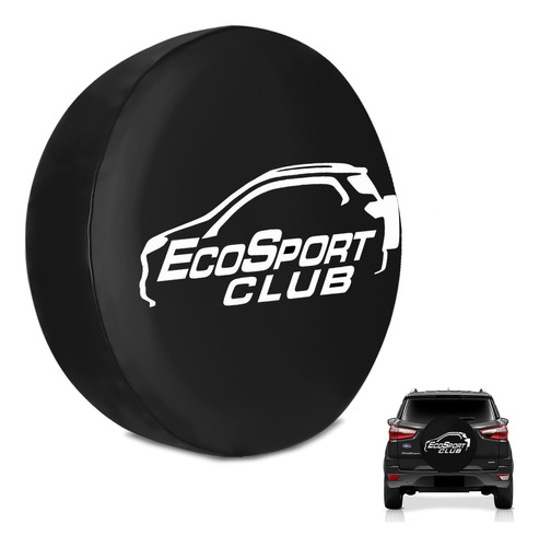 Capa De Estepe Ecosport 2011 2012 2013 2014 Club Pvc Cadeado