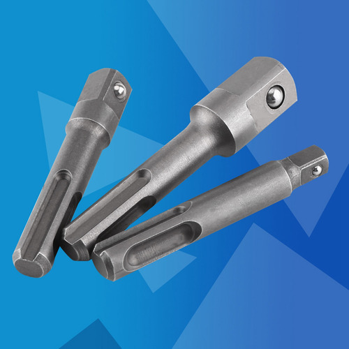 Vástago Sds Plus A Zócalo Hex 1/4 3 Conectores Extensión