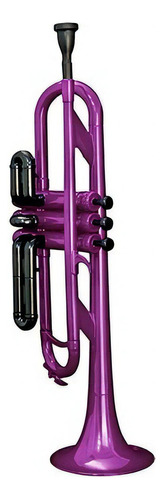 Trompeta De Plástico Wisemann Coldwind Color Púrpura