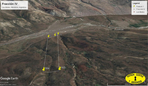 2435ml-fraccion 53 Ha Los Molles - Malargue_mendoza