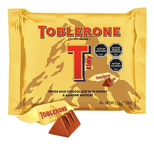 Toblerone Chocolate Leche Bolsa Mini 200 Grs