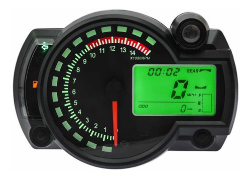 Imagen 3 de 4 de Cluster Universal Digital Para Motos 1041cou