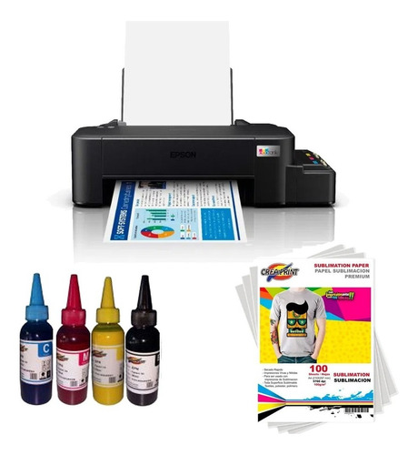 Impresora Epson Para Sublimacion Con Tinta Y Papel