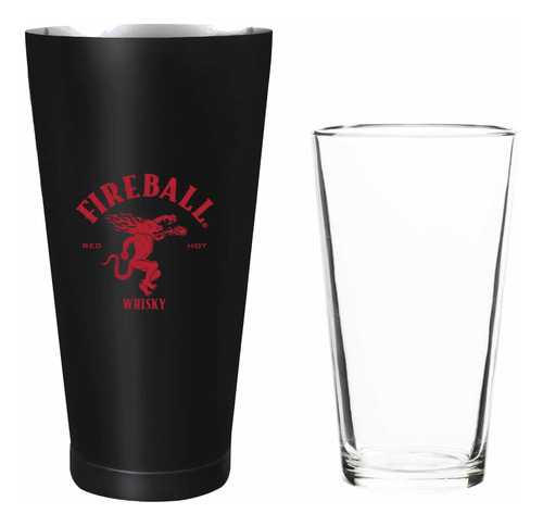 Fireball Vasos Bar Set Boston Shake