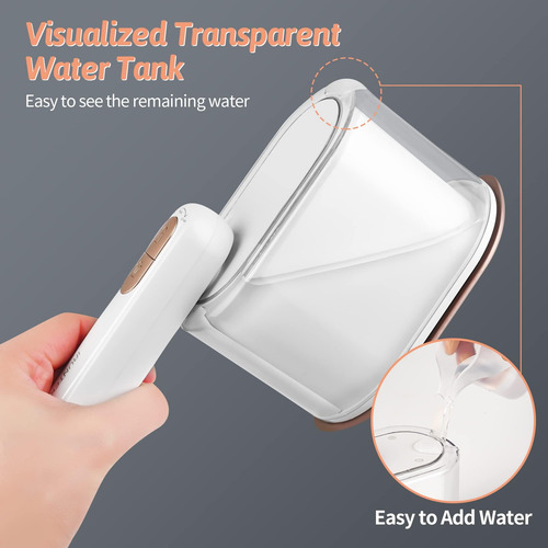 Vaporizador Y Mini Plancha Portátil 2 En 1, Calentamiento Rá
