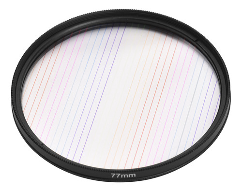 Filtro De Lente Anamórfica Streak De 77 Mm Para Cámaras Réfl