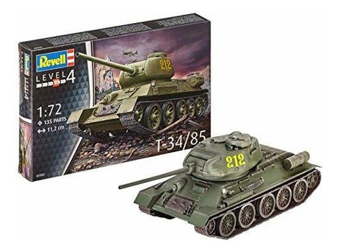 Revell T-34/85 Escala 1: 72 Kit De Modelo De Plastico