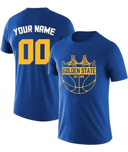 Camiseta Golden State, Playera Basket Guerrero