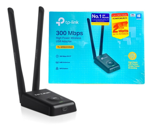 Antena Wifi Tplink Alto Alcance Para Pc, Laptop Conexión Usb