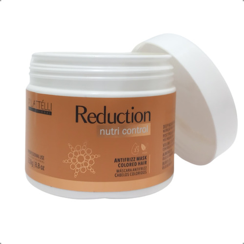 Máscara Antifrizz Reduction Nutri Control P'lattelli 250g