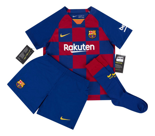 Conjunto Deportivo Del Barcelona Nike De Niño Equipo Futbol 