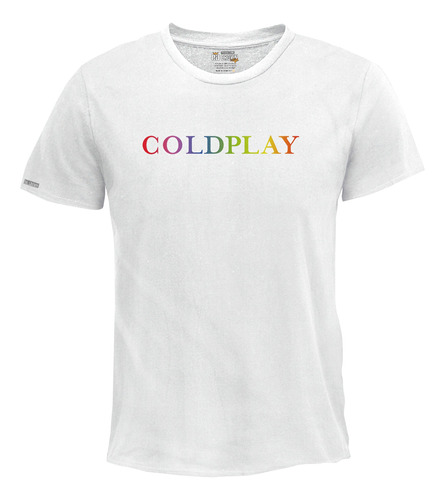 Camiseta Coldplay Logo Grupo Rock Banda Musica Hombre Ink