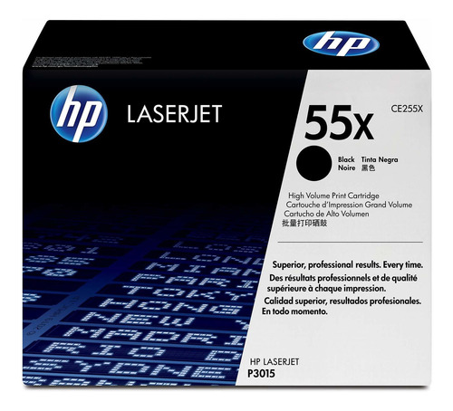 Toner Original Hp 55x Ce255x Black Alta Capacidad