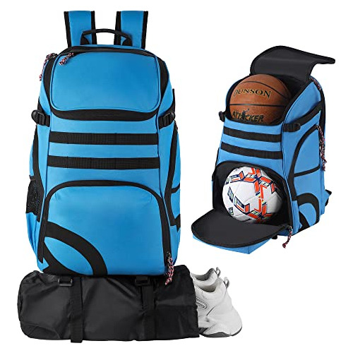 Trailkicker 40l Baloncesto Mochila Grande Con Balón Y Zapato