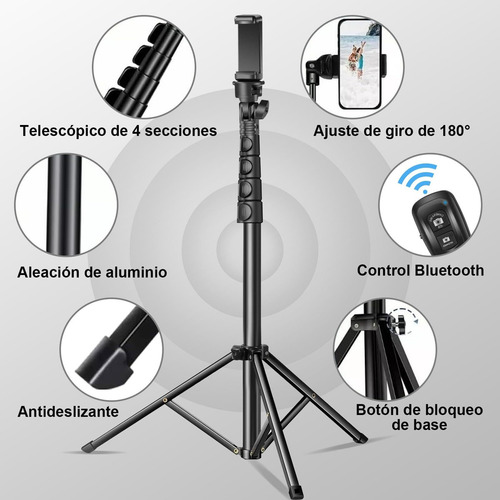 Retractable TriPod Selfie Stick Bluetooth TriPod For Phone