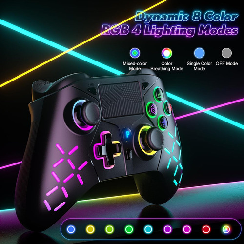Gamrombo Led Wireless Controller For Ps5/ps5 Pro/ps5 Slim...