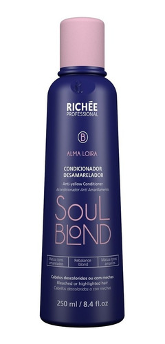 Richée Soul Blond Condicionador Desamarelador 250ml