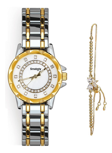 Smalody Mujer Reloj De Pulsera Con Joyería B097xysrxz_310324