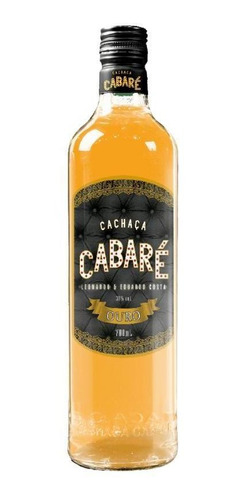 Cachaça Ouro Cabaré Garrafa 700ml